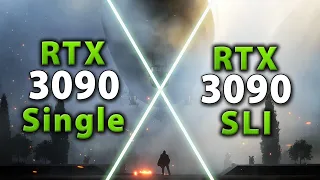 RTX 3090 SLI vs Single -- Test in 7 Games (4K - 8k)