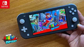 Super Mario Odyssey Nintendo Switch Lite Gameplay