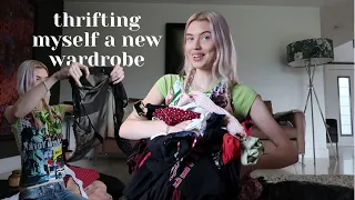 thrifting myself a whole new wardrobe - big secondhand clothing haul