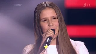 The Voice Kids RU 2016 Darya — «Wrecking Ball» Blind Auditions | Голос Дети 3. Д.Атамановская. СП