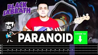 【BLACK SABBATH】[ Paranoid ] cover by Cesar | LESSON | BASS TAB