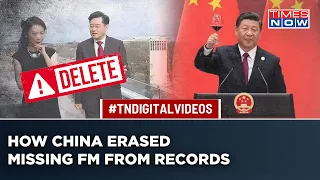 Why China First Ousted, Then Erased Missing Former FM Qin Gang From All Records With No Explanation?