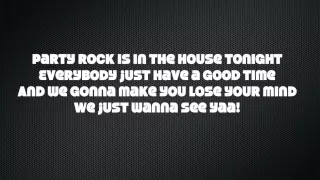 Party Rock Anthem(Every day I'm shuffling!)-LMFAO Lyrics [HD]