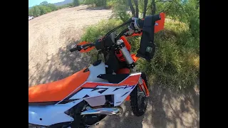 2023 KTM300XC Break in Ride (Mesquite Wash AZ)