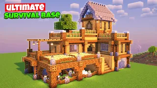 Minecraft Ultimate Survival Base Tutorial🛠️