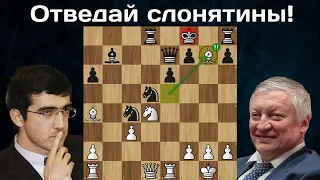 Владимир Крамник - Анатолий Карпов 🏆 Siemens Giants 1999  ♟Шахматы