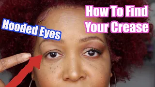 HOODED EYES? HOW TO FIND YOUR CREASE NOW!! (DEMO)