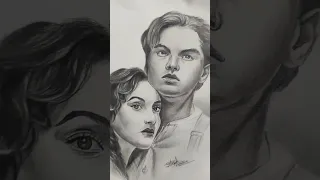 Drawing Rose and Jack From Titanic ||Titanic Movie||Leonardo DiCaprio|| Kate Winslet||Life Is A Art