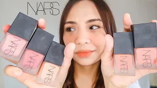 FULL SWATCH + APPLICATION | REVIEW of the NARS LIQUID BLUSHES