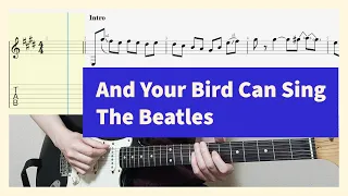 And Your Bird Can Sing - The Beatles Guitar Cover with Tab