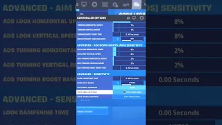 The BEST Controller settings for AIMBOT/ EDITS #fortnitetiktok #fortnite #ps5