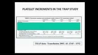 When to Transfuse Platelets, Crycoprecipitate, CMV Negative, etc- Dr. Bruce Kloster, 9/10/14