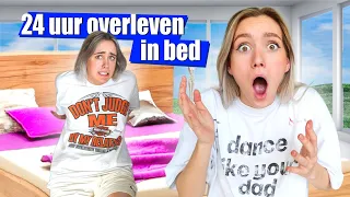 24 UUR OVERLEVEN IN BED!😱