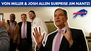 Von Miller And Josh Allen Surprise Jim Nantz At The 2023 PGA Championship! | Buffalo Bills