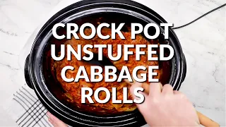 How to make: Crock Pot Unstuffed Cabbage Rolls