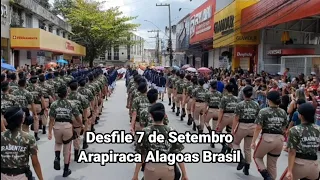 DESFILE DE 7 DE SETEMBRO ARAPIRACA ALAGOAS 2022