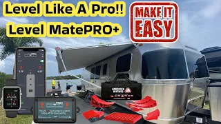 How To Level Your RV Fast And Accurately. Level Like A Pro Using Level MatePro Plus. RVing Tips.