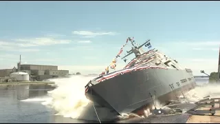 US Navy's New $300M Combat Ship Was Just Launched