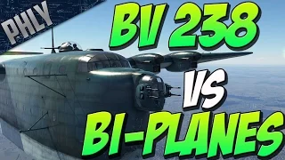 WAR THUNDERS BIGGEST PLANE Vs Smallest PLANES!  (War Thunder Gameplay)