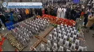 Ukraine Euromaidan Revolution Anniversary: Kyiv peace march participants honour memory of victims