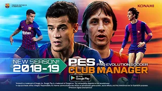 PES CLUB MANAGER (2018/19 Season update) English