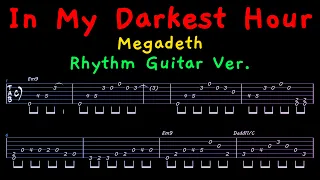 In My Darkest Hour (Megadeth) ~ Guitar Tab (Backing Track)