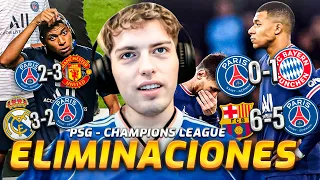 DAVOO XENEIZE REACCIONA A LAS ELIMINACIONES DEL PSG EN CHAMPIONS (2012-2023)