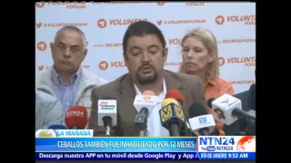Oposición venezolana espera que inhabilitación de Machado impulse votación masiva