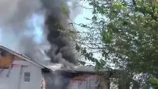 PISCATAWAY NEW JERSEY 2ND ALARM STRUCTURE FIRE 5/26/15 FULLY INVOLVED HOUSE FIRE