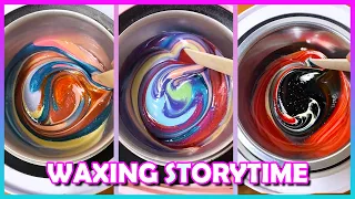 🌈✨ Satisfying Waxing Storytime ✨😲 #301 My step dad hits on me