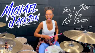 I couldn't stop playing this GROOVE! | Don't Stop til You Get Enough | Michael Jackson Drum Cover