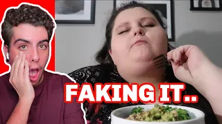 What a 500 lb girl ~really~ eats in a day | reaction