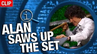 QI | Alan Saws Up The Set