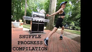 SHUFFLE TRANSFORMATION - 2 Year Shuffle Progress (uncoordinated to moderately coordinated lol)