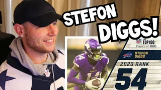 Rugby Player Reacts to STEFON DIGGS (Minnesota Vikings WR) #54 The Top 100 NFL Players of 2020!