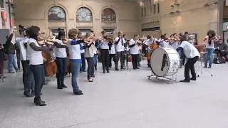 Flash Mob - Classical Orchestra Performance in Train Station🎵💃🏽