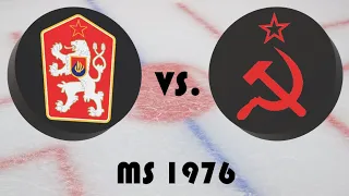 Mistrovství světa v hokeji 1976 - 1. kolo - Československo - Sovětský svaz