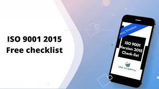 ISO 9001 2015 Free Checklist