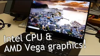 Dell XPS 15 9575 2-in-1 w/ AMD Vega M unboxing and Linux test!