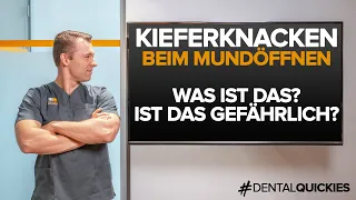 Kieferknacken beim Mundöffnen - Was ist das? Ist das gefährlich? 💀 CMD