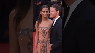 Mom & dad. 😍 Alicia Vikander & Michael Fassbender's date night at the #CannesFilmFestival. #shorts