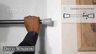 How to install Deco Window Shower Rod