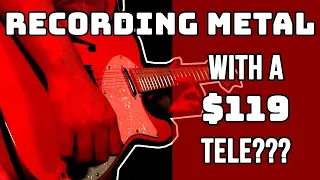 Can a $119 Guitar Record Metal???  Glarry GTL Semi-Hollow Review