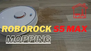 Roborock S5 MAX тест на функцията моп | Mopping Test - Робот с най-добър МОП 💦Best Robot Mop 💦
