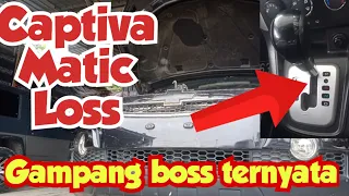 Perbaiki transmisi matic Chevrolet captiva tidak bisa masuk ngeloss parah