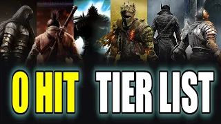 Ranking 0 HIT RUNS From EASIEST to HARDEST - Soulsborne Tierlist