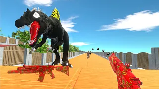 FPS AND DARK KNIGHT SPINOSAURUS DEATH RUN-Animal Revolt Battle Simulator