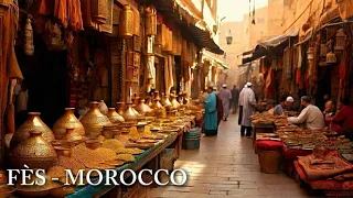 Fes Morocco  A Walking Tour 2024 - Exploring the Rich Heritage of the ancient capital of Morocco