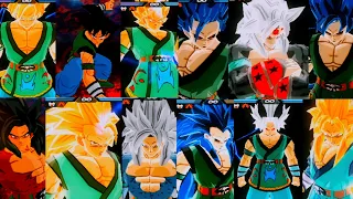 TODAS LAS TRANSFORMACIONES DE GOKU AF 😈 Vs TODOS LOS VILLANOS DE AF || TRIBUTO || DBZ BT3 MODS AF