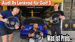 RS Lenkrad für Golf 3.Geht es überhaupt. Was kostet. Sila Yolu..